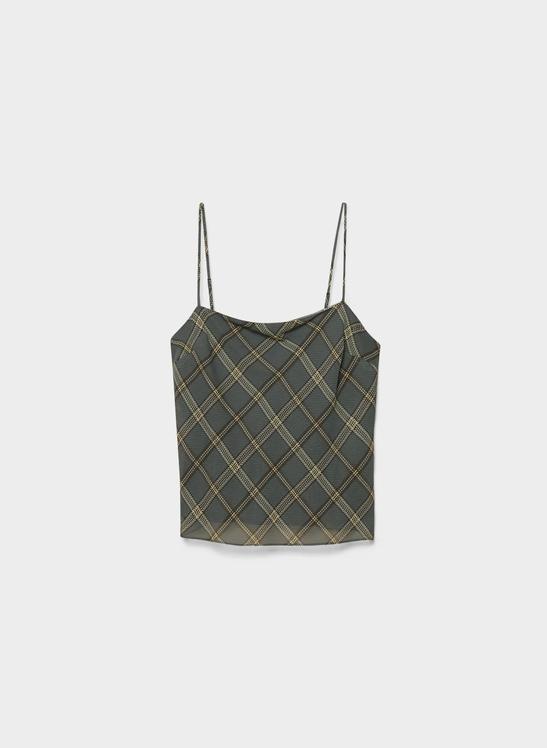 Kettle Silk Camisole - DK GREY/ SSIDE CREAM