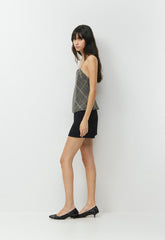 Kettle Silk Camisole - DK GREY/ SSIDE CREAM