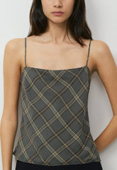 Kettle Silk Camisole - DK GREY/ SSIDE CREAM