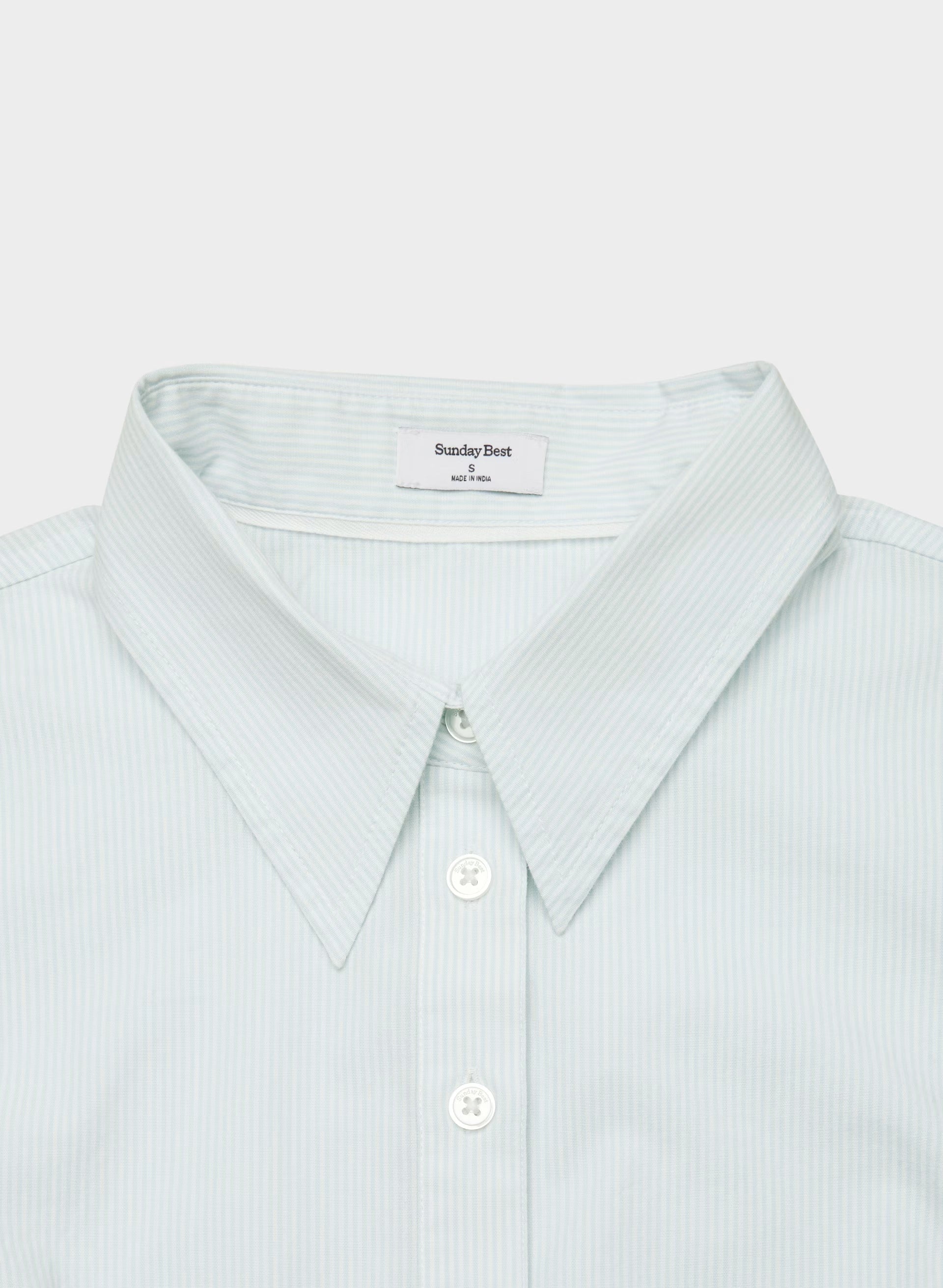 Fanciful Poplin Shirt - WHITE/ VILLA BLUE