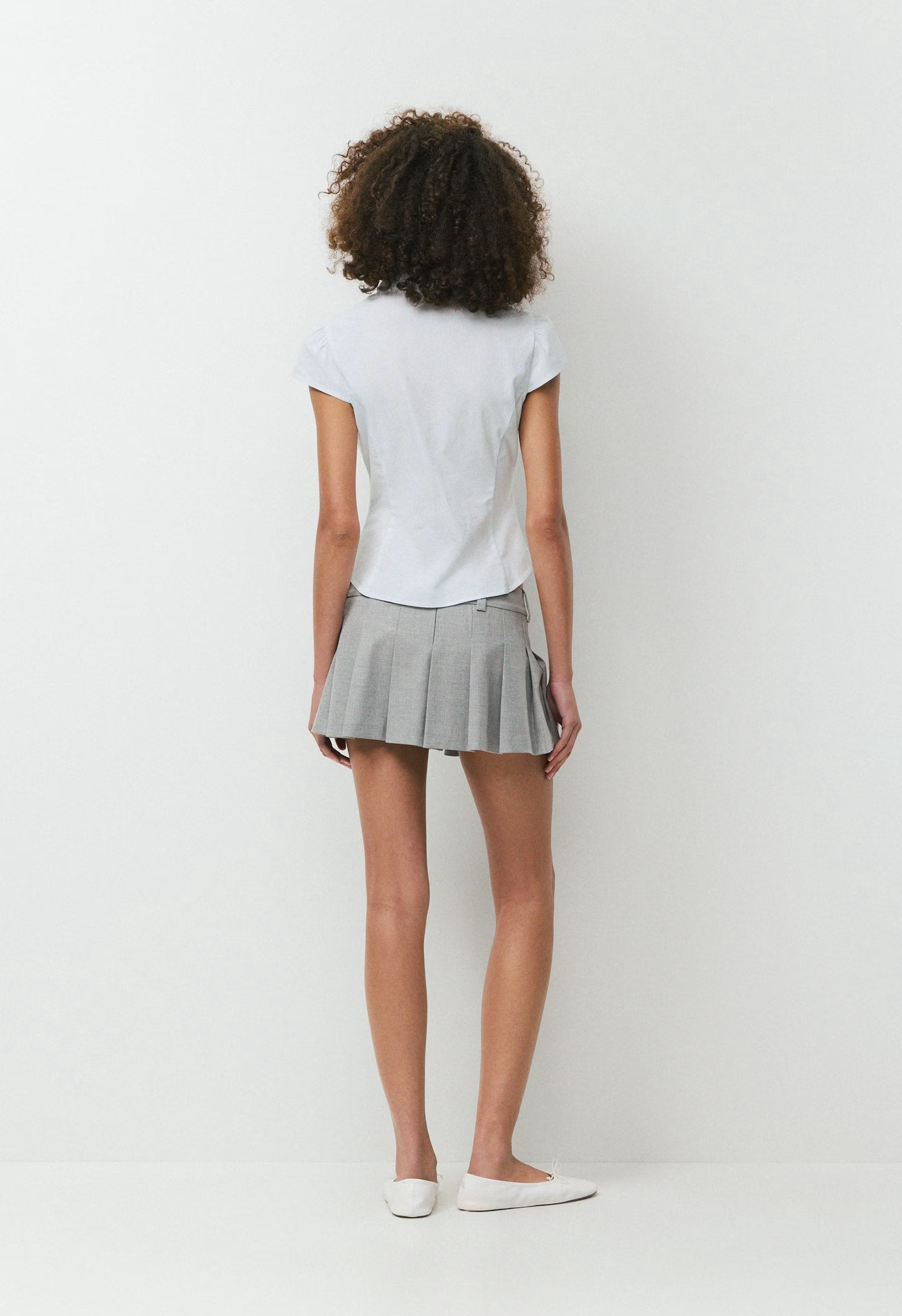 Fanciful Poplin Shirt - WHITE/ VILLA BLUE