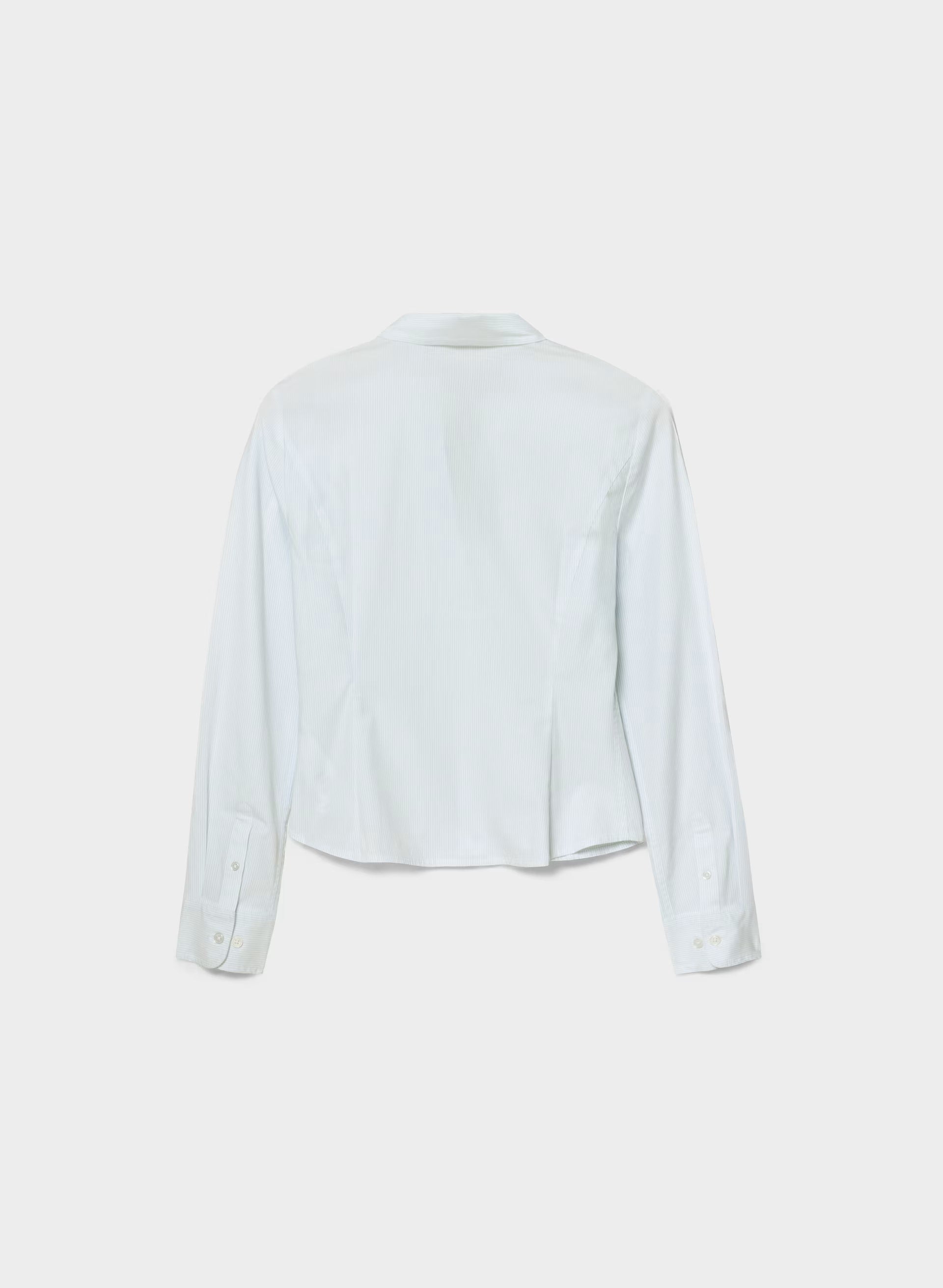 Memoir Shirt - WHITE/ VILLA BLUE