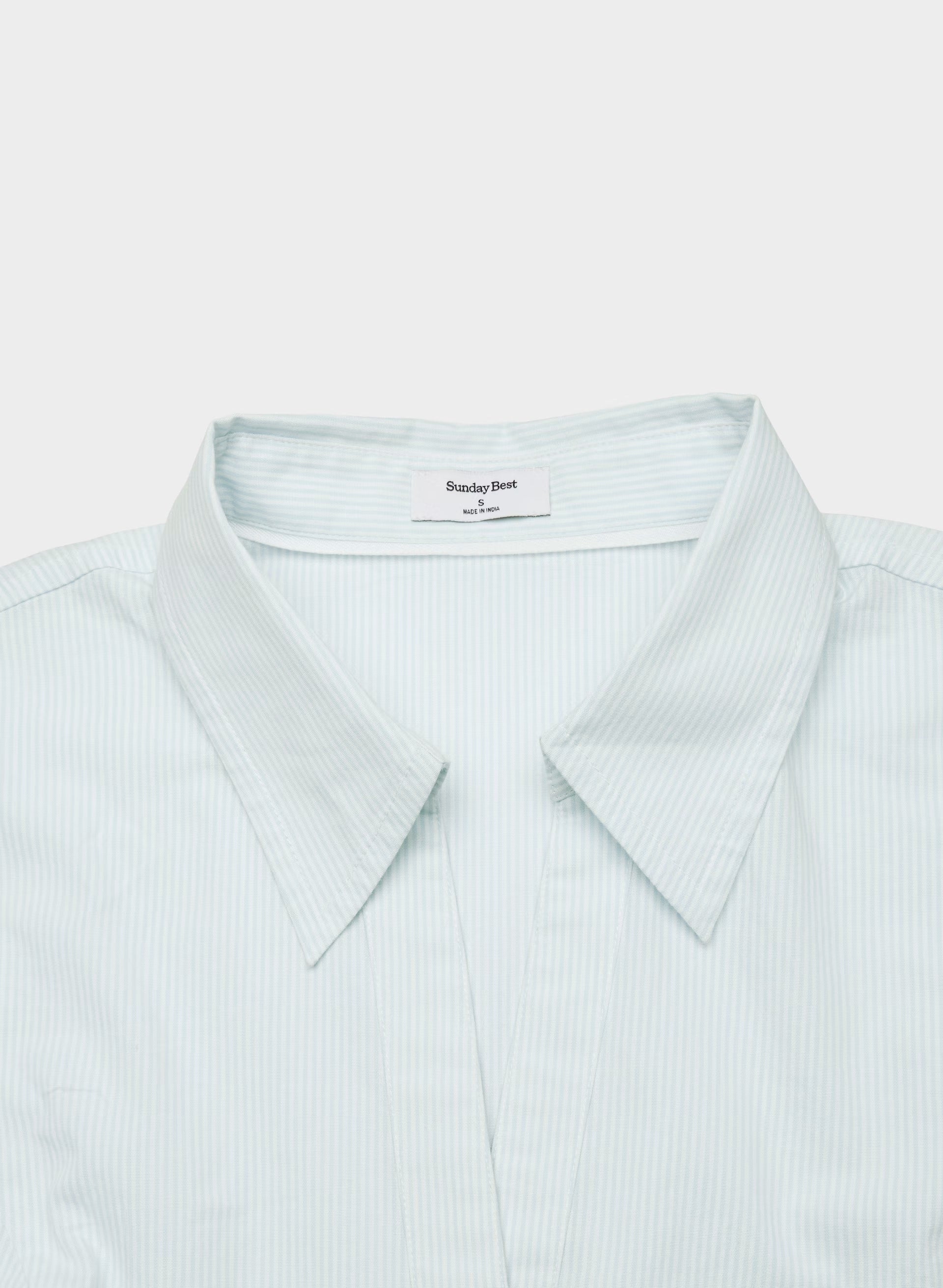 Memoir Shirt - WHITE/ VILLA BLUE