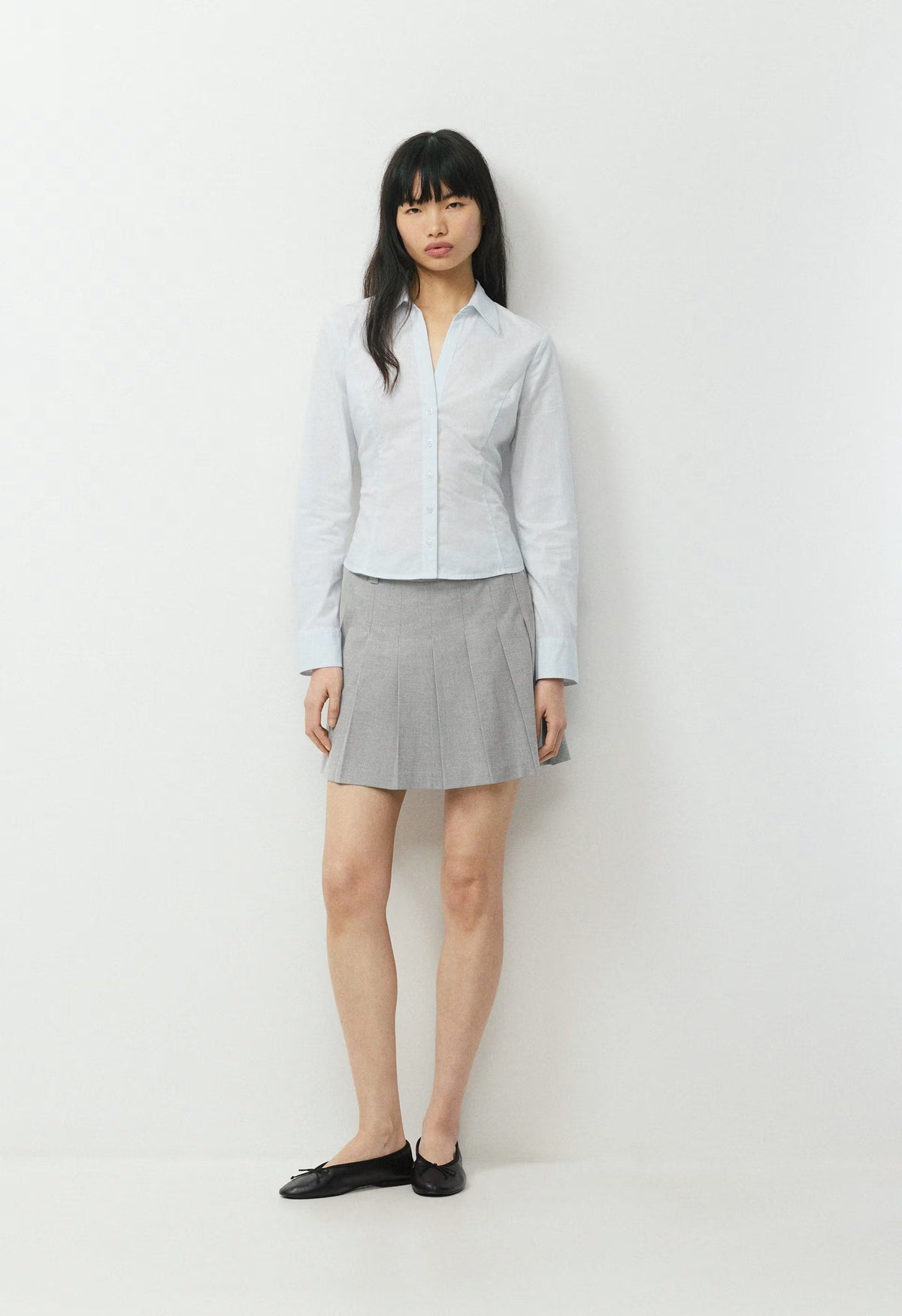 Memoir Shirt - WHITE/ VILLA BLUE