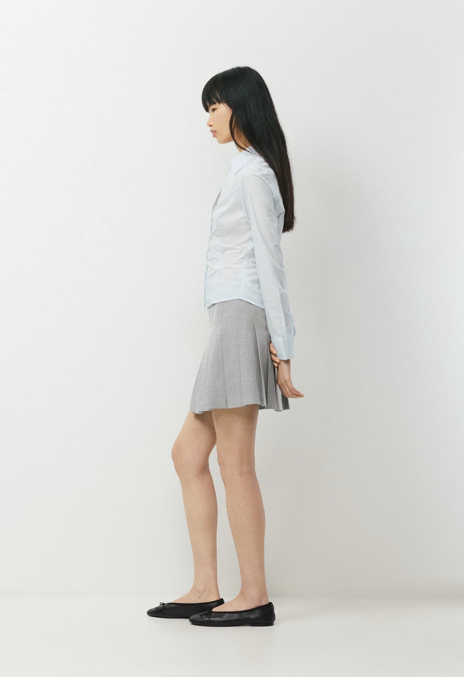 Memoir Shirt - WHITE/ VILLA BLUE