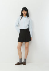 Bookish Oxford Shirt - WHITE/ VILLA BLUE