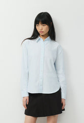 Bookish Oxford Shirt - WHITE/ VILLA BLUE
