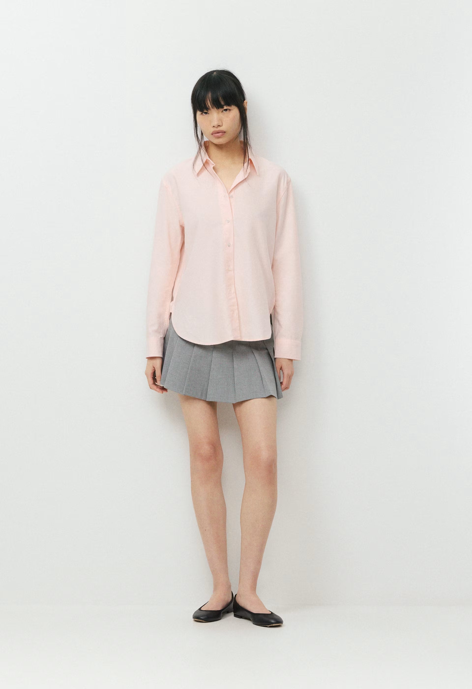 Bookish Oxford Shirt - CHMBRY CRYSTAL PINK