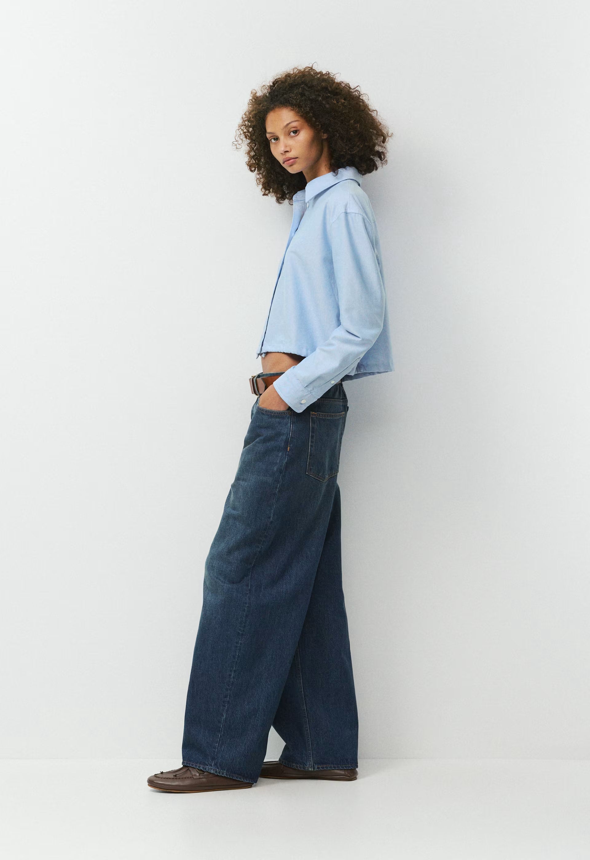 Novella Oxford Shirt - CHMBRY CRNFLWR BLUE