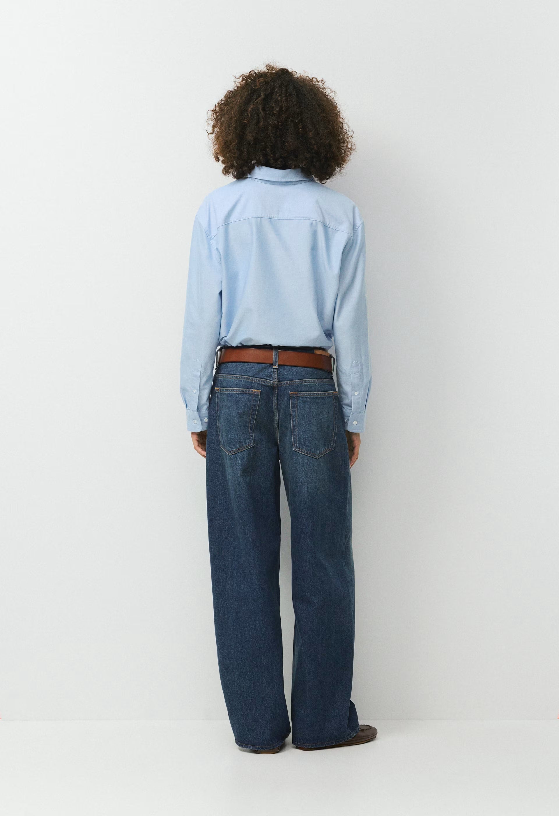 Novella Oxford Shirt - CHMBRY CRNFLWR BLUE