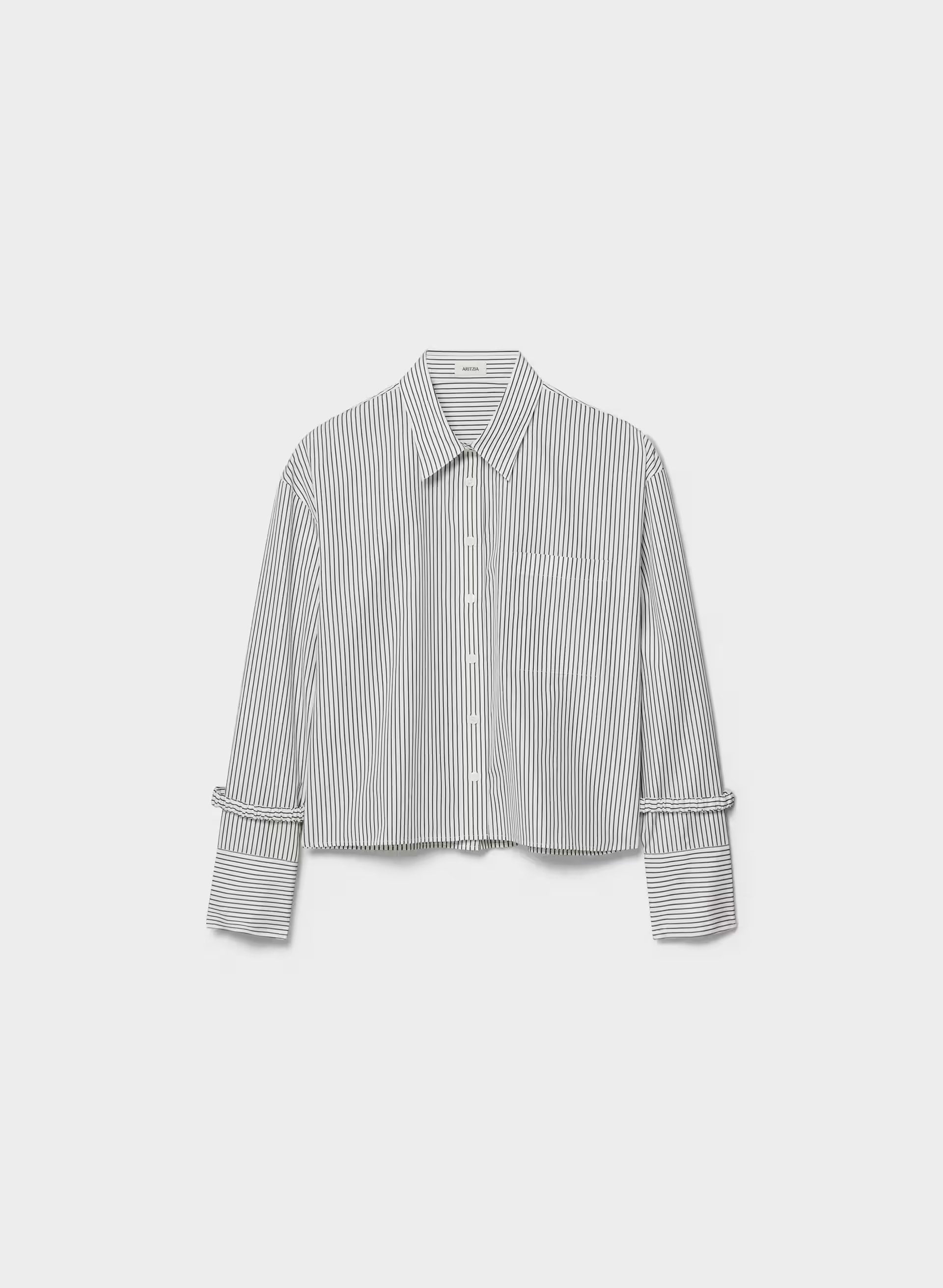 Converge Poplin Shirt - BT WHITE/ADML NAVY