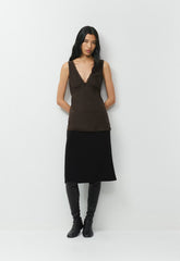 Serenade Silk Top - CC N BROWN/CC NB BROWN