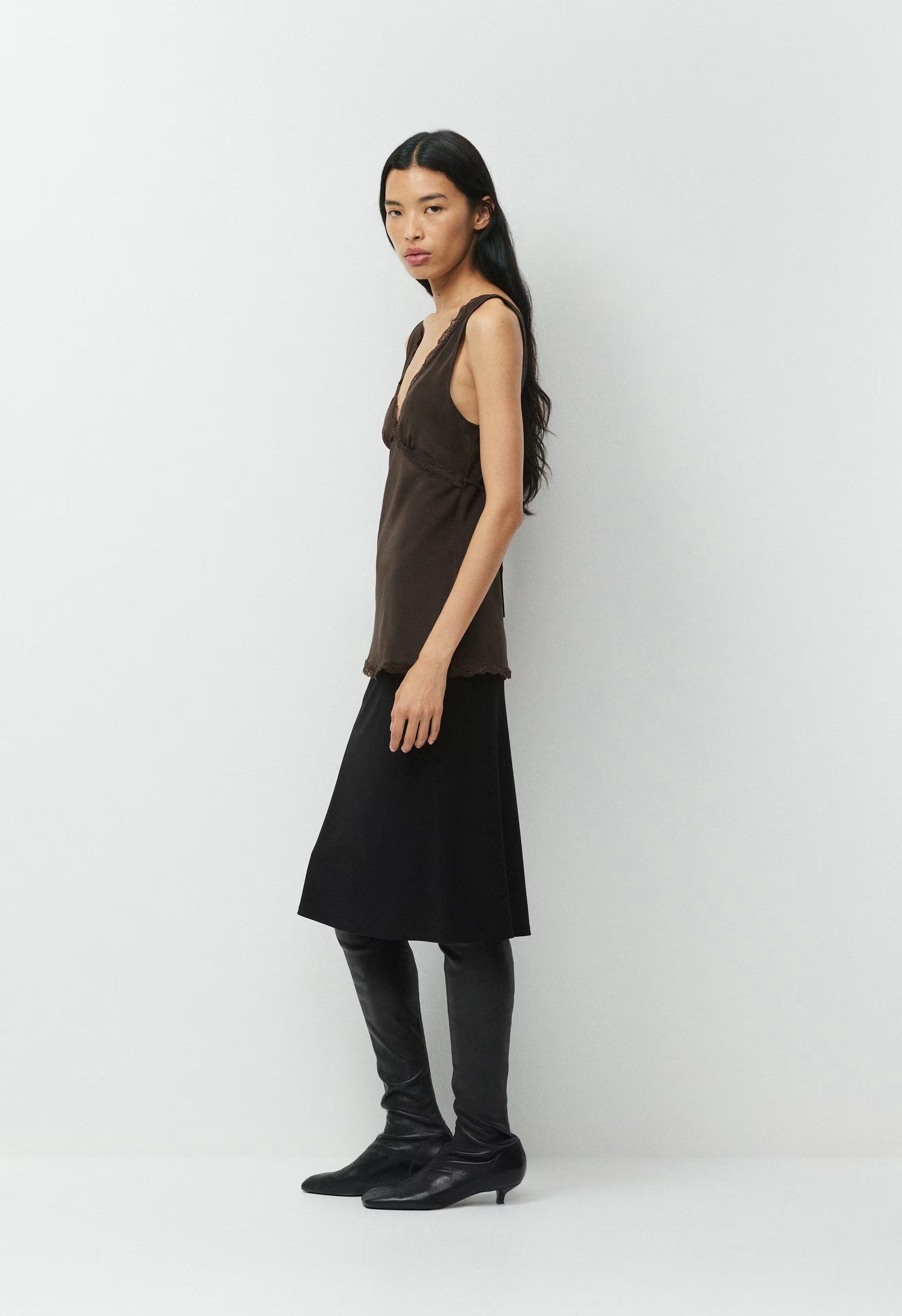 Serenade Silk Top - CC N BROWN/CC NB BROWN
