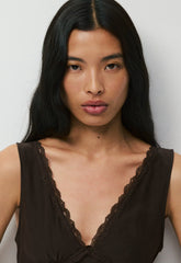 Serenade Silk Top - CC N BROWN/CC NB BROWN