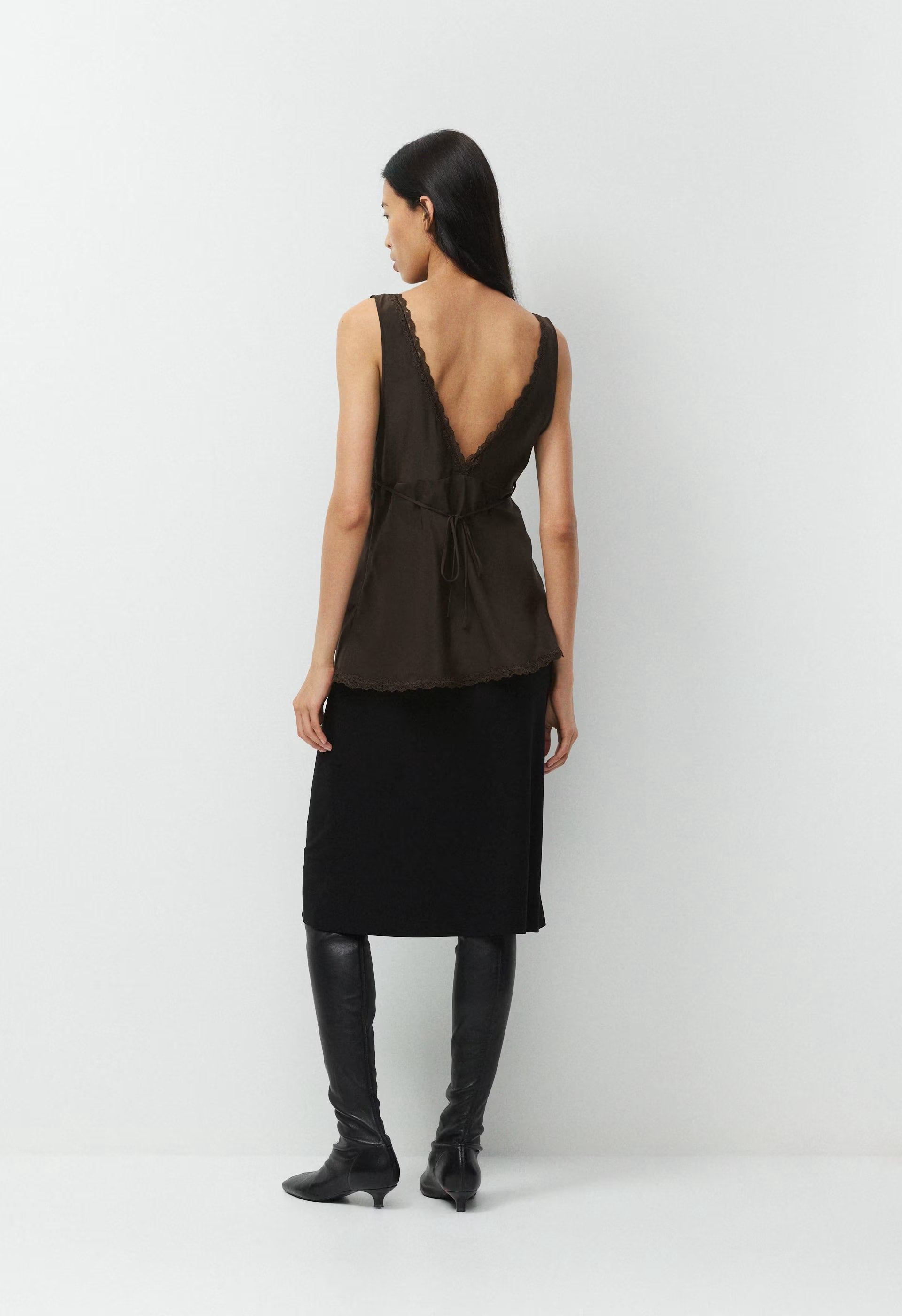 Serenade Silk Top - CC N BROWN/CC NB BROWN