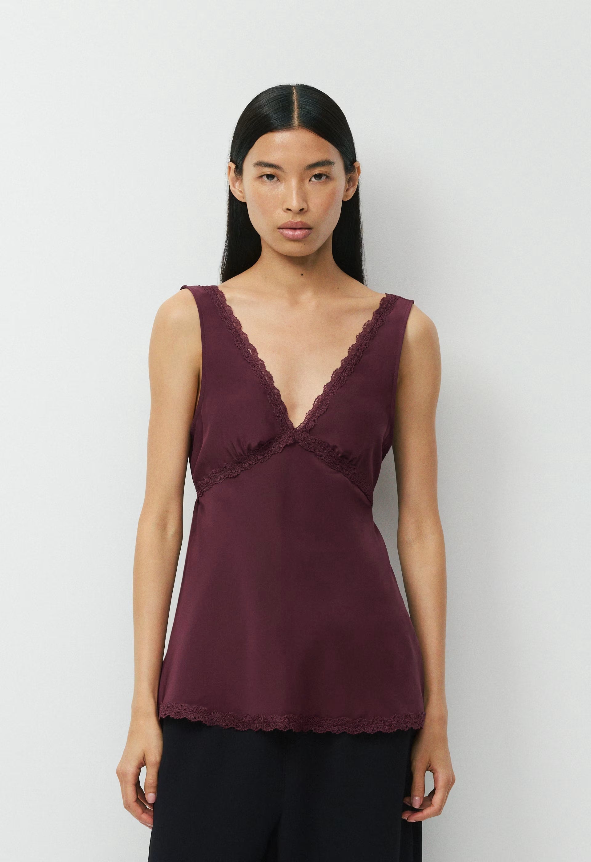 Serenade Silk Top - GALA PLUM/GALA PLUM