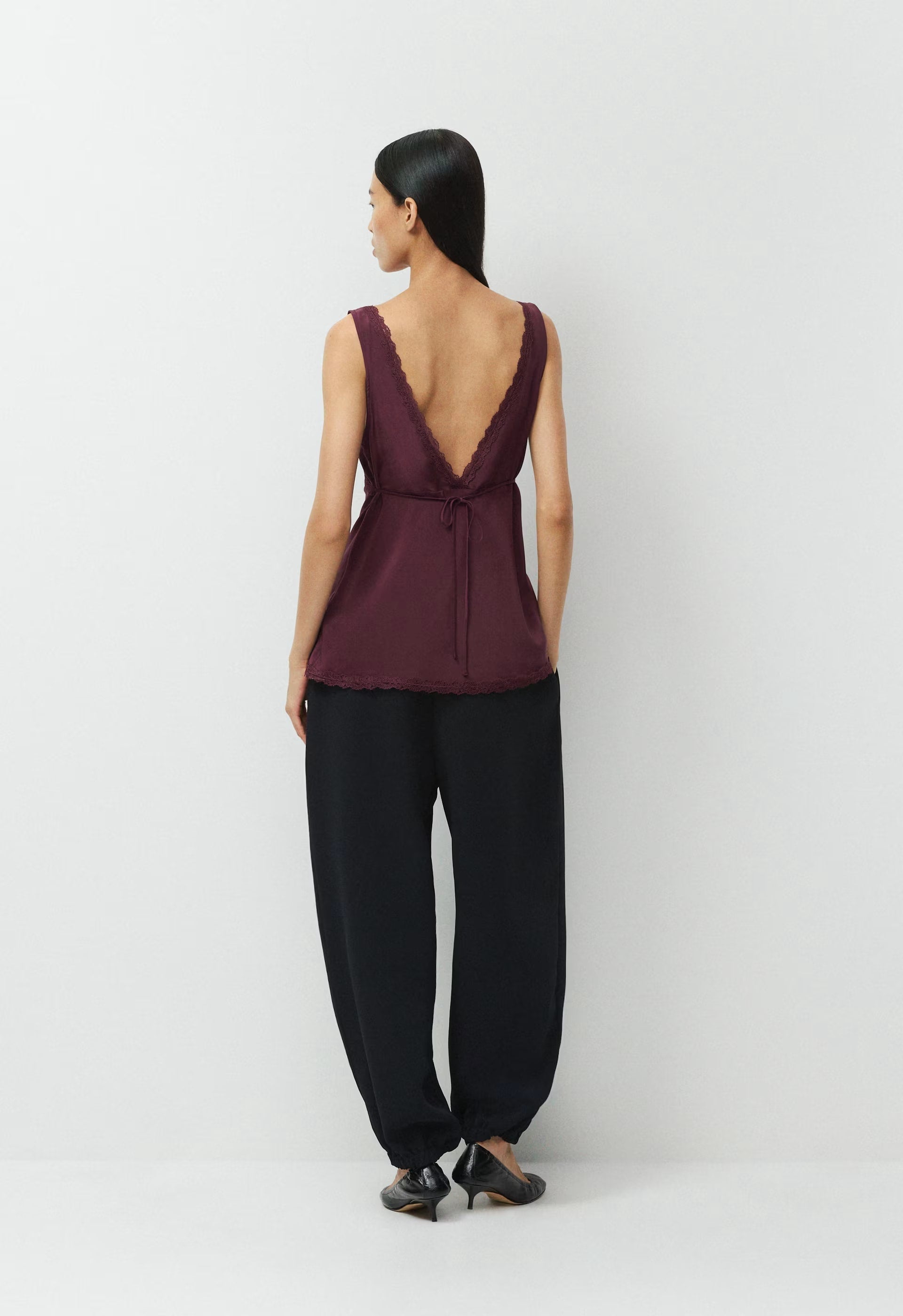 Serenade Silk Top - GALA PLUM/GALA PLUM