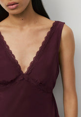 Serenade Silk Top - GALA PLUM/GALA PLUM