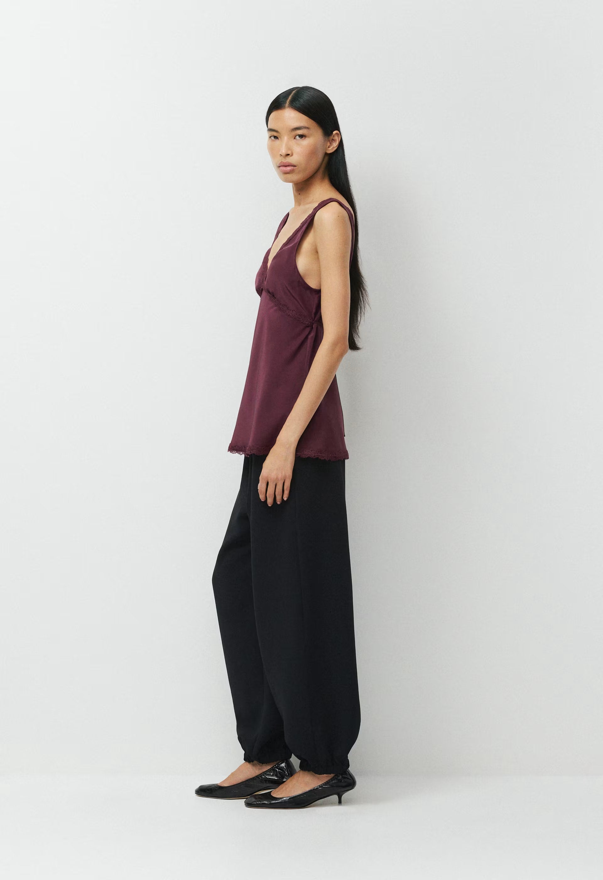 Serenade Silk Top - GALA PLUM/GALA PLUM