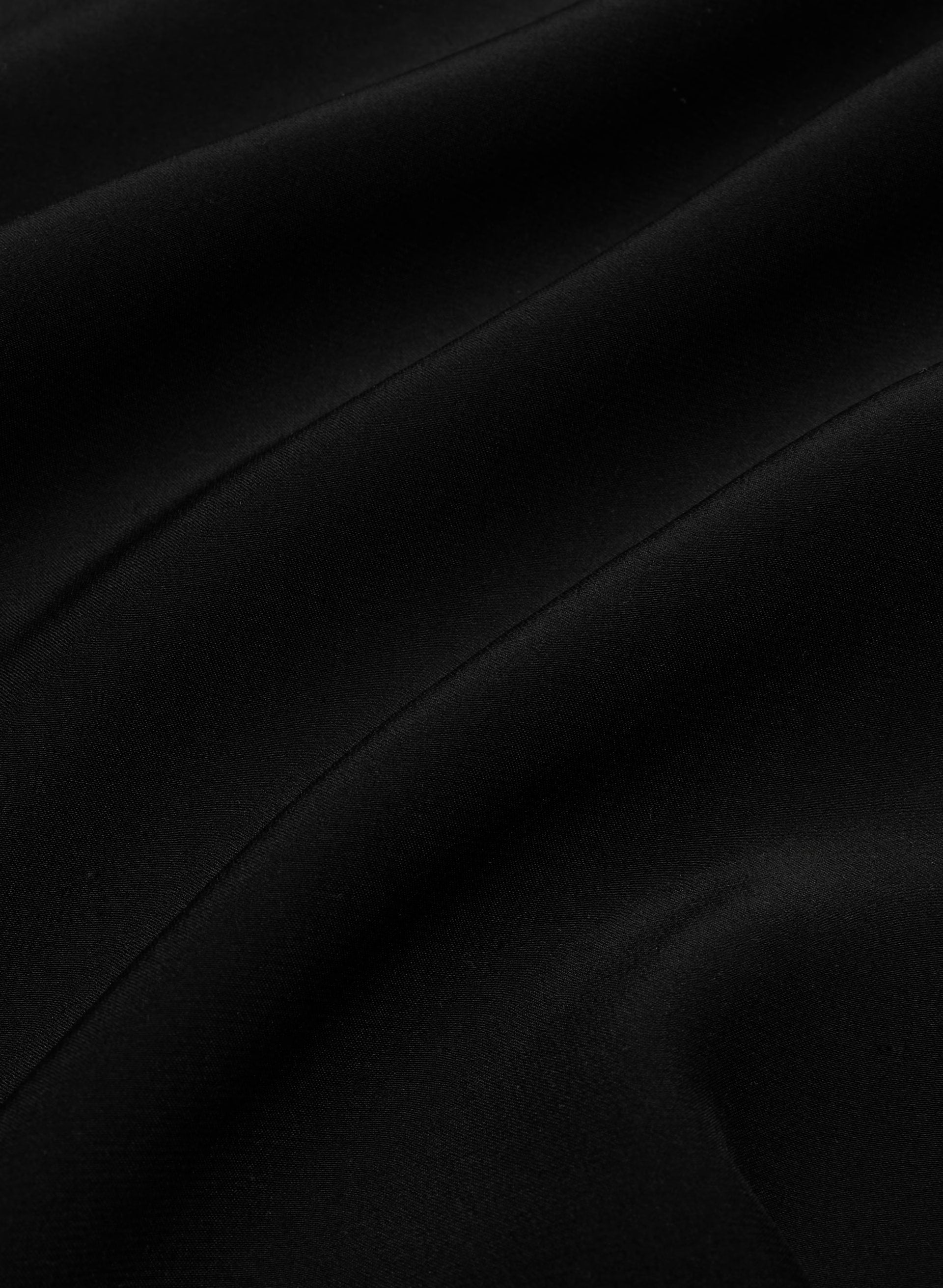 Delphine Silk Blouse - BLACK