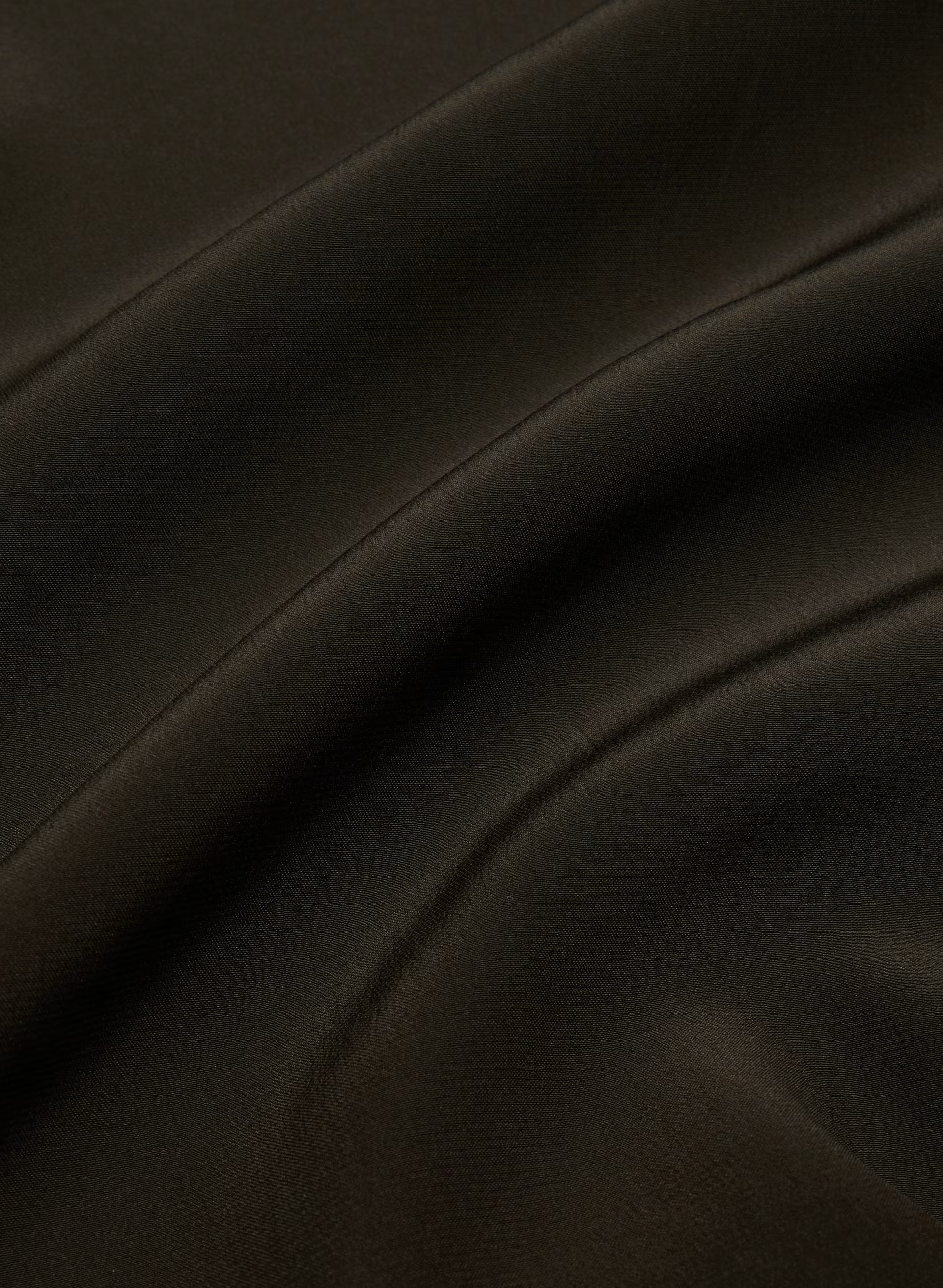 Delphine Silk Blouse - CACAO NIB BROWN