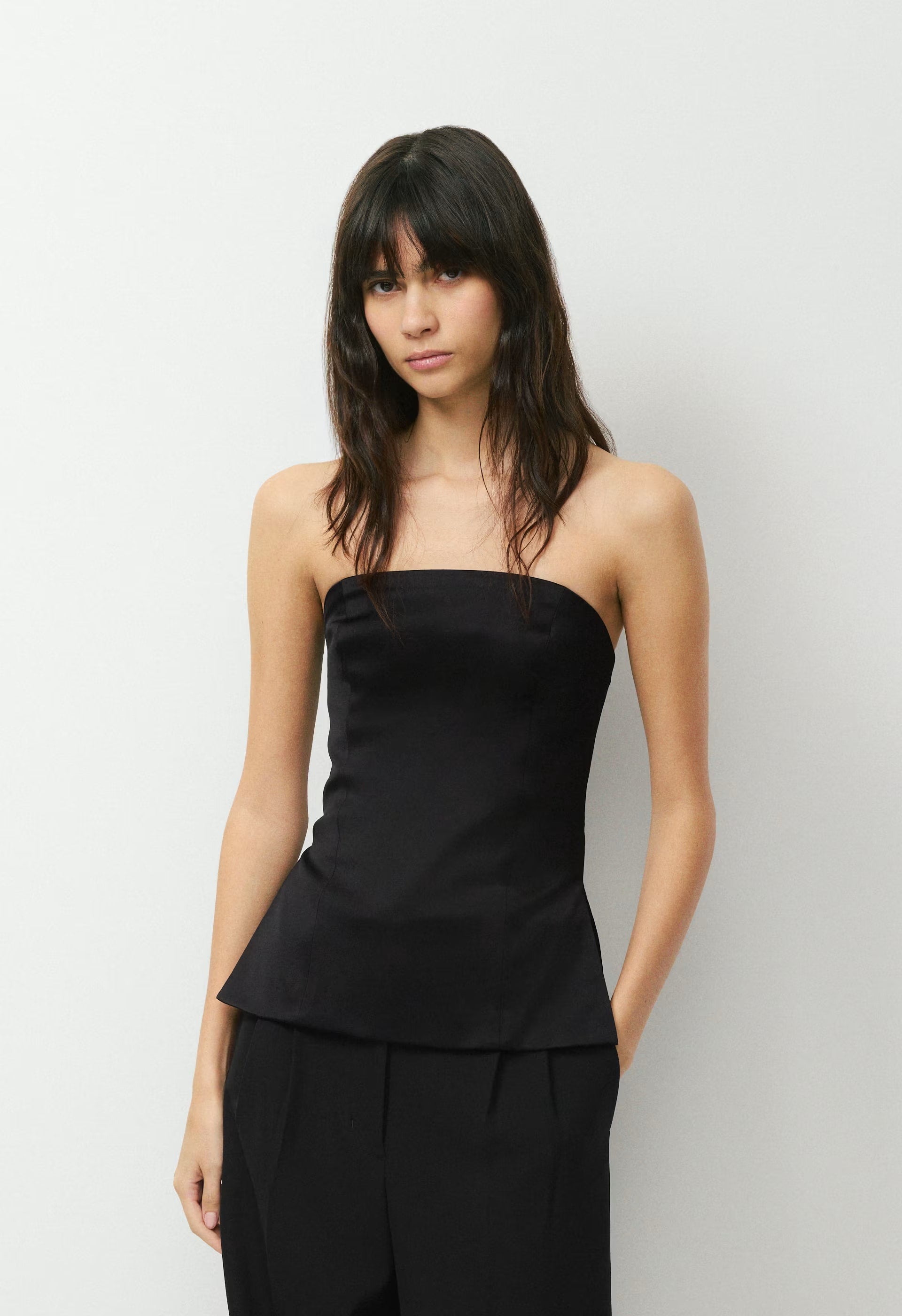 Posh Tube Top - BLACK