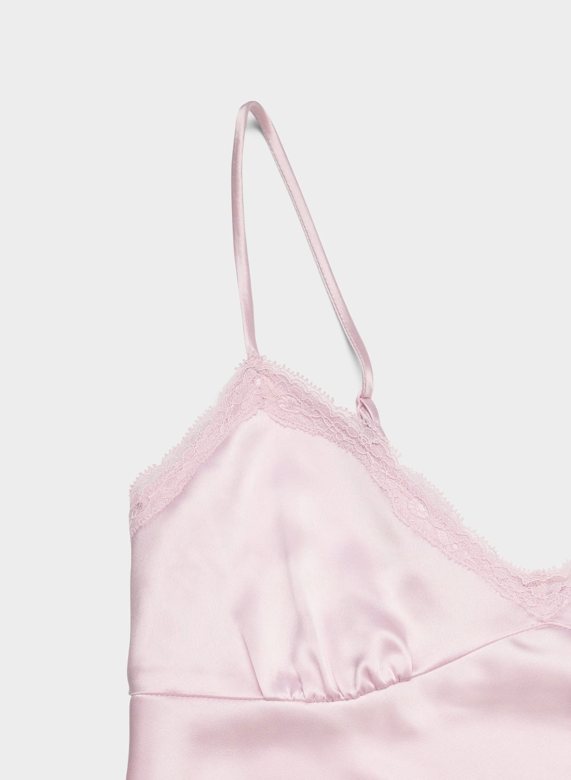 Rosalind Satin Camisole - MAGNOLIA