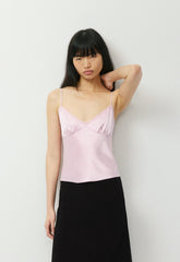 Rosalind Satin Camisole - MAGNOLIA