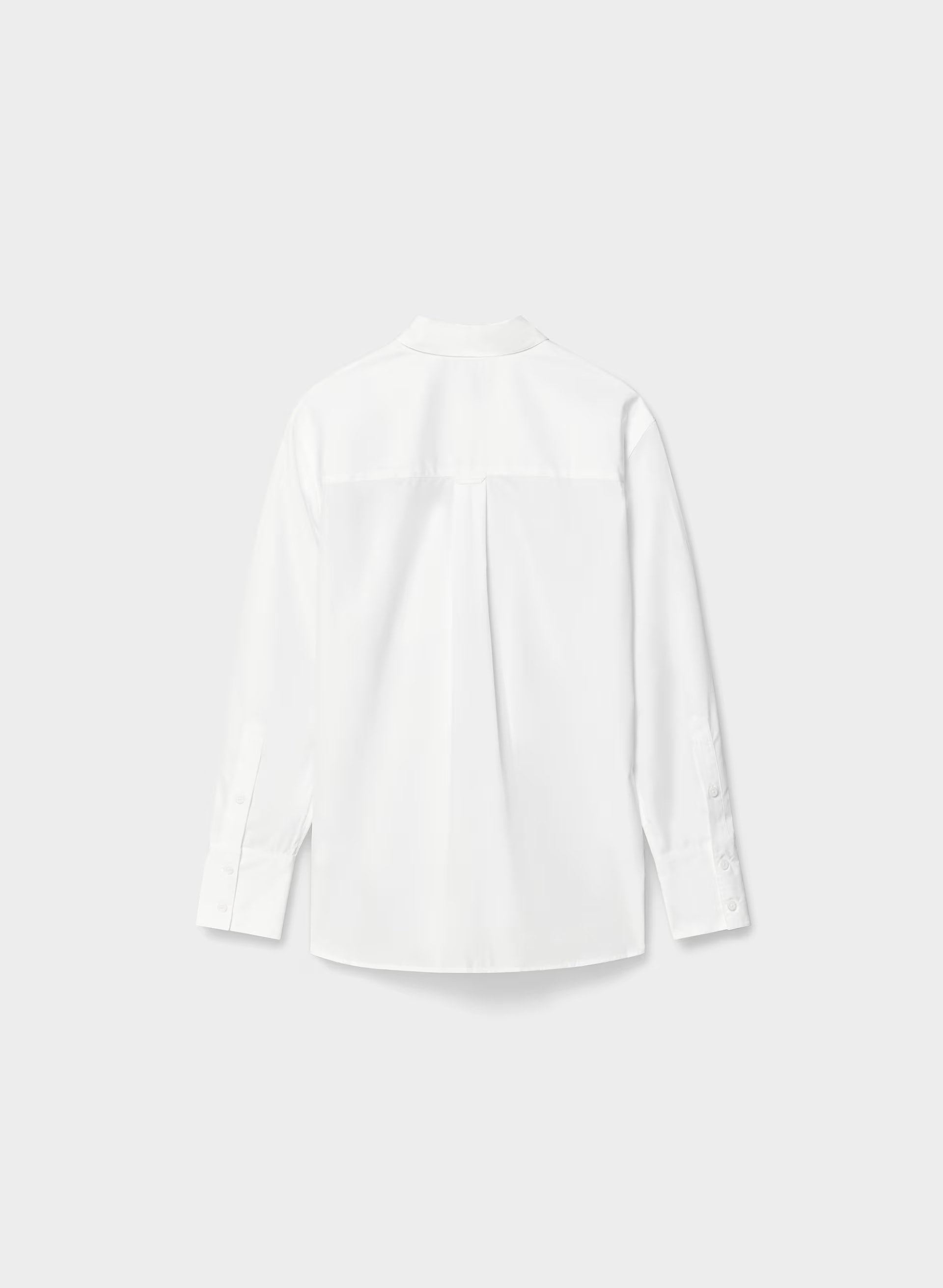 Landmark Poplin Shirt - WHITE