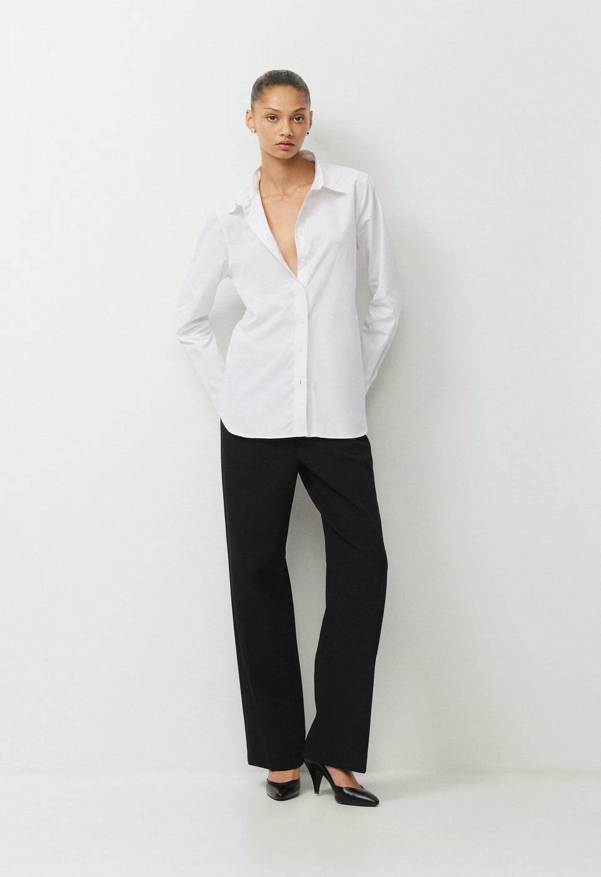Concourse Poplin Shirt - WHITE