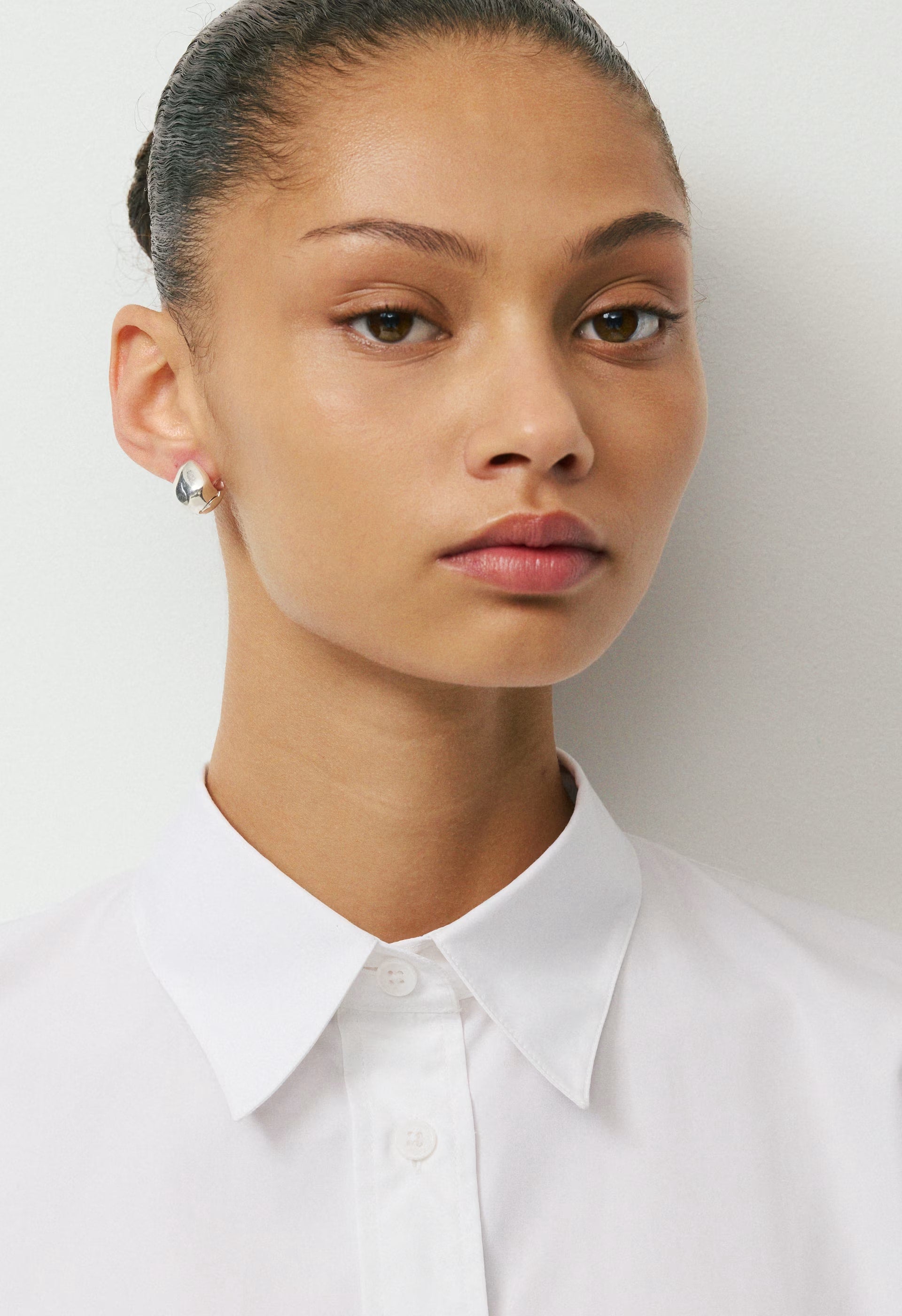 Concourse Poplin Shirt - WHITE