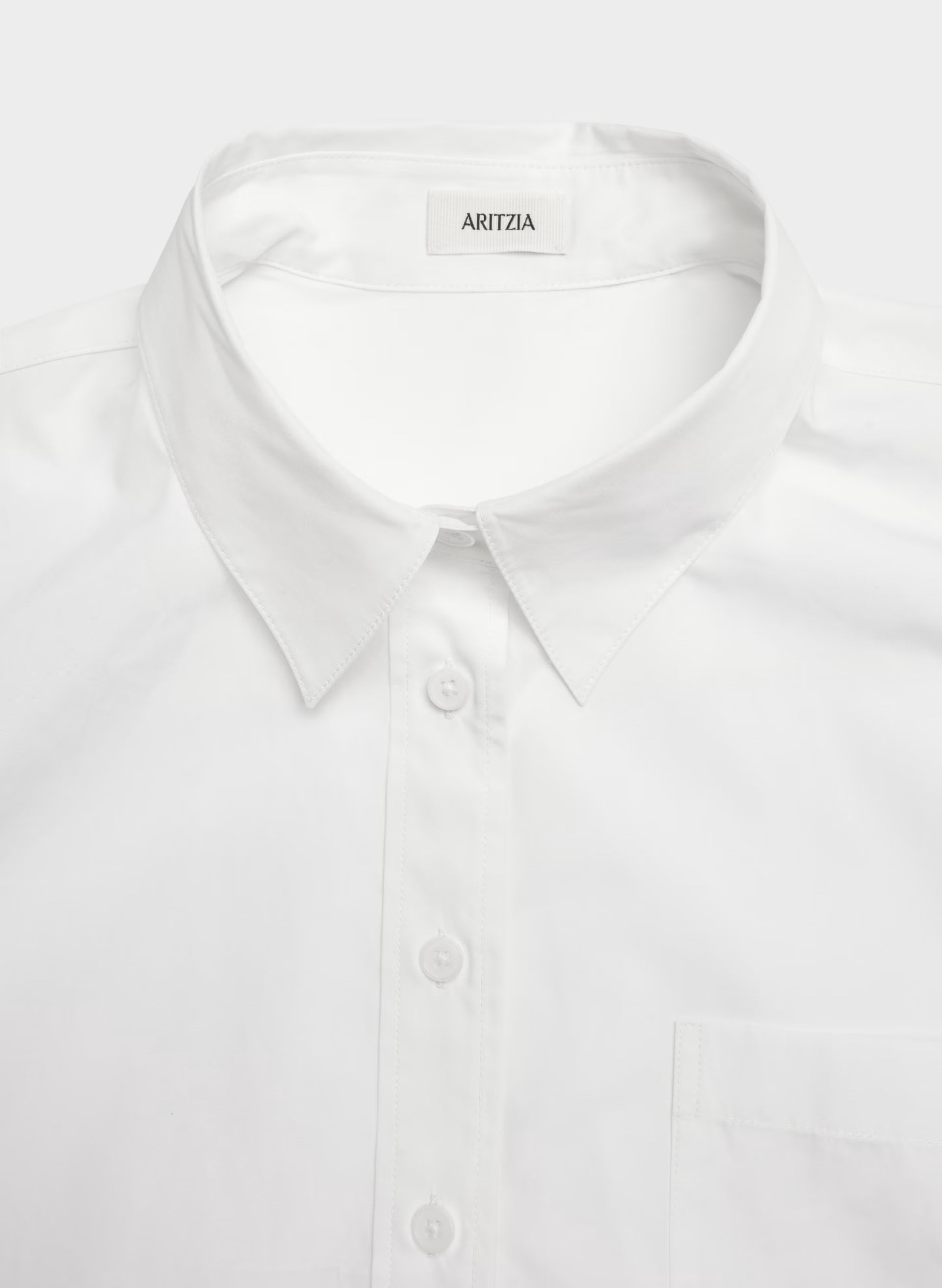 Converge Poplin Shirt - WHITE