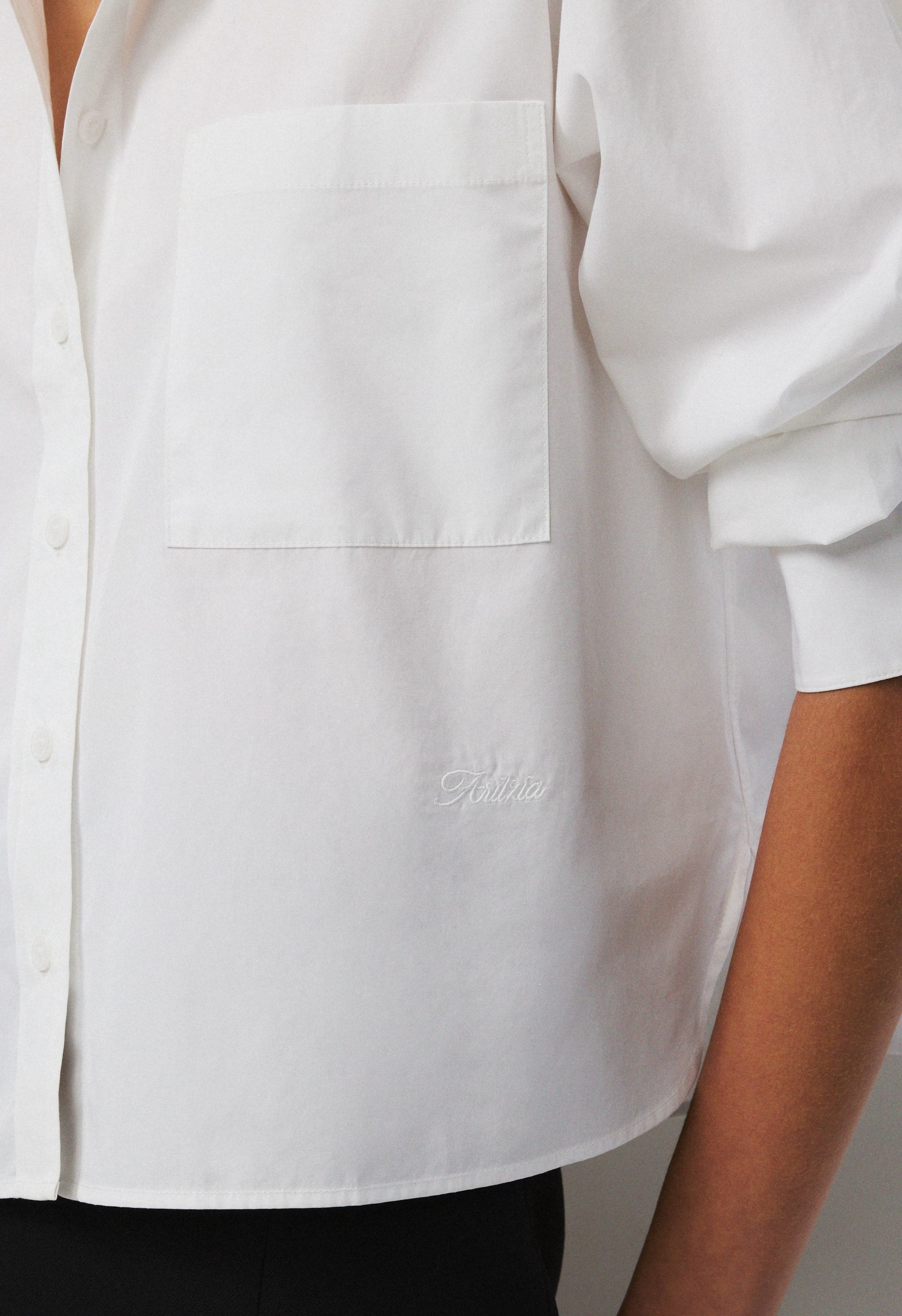 Converge Poplin Shirt - WHITE