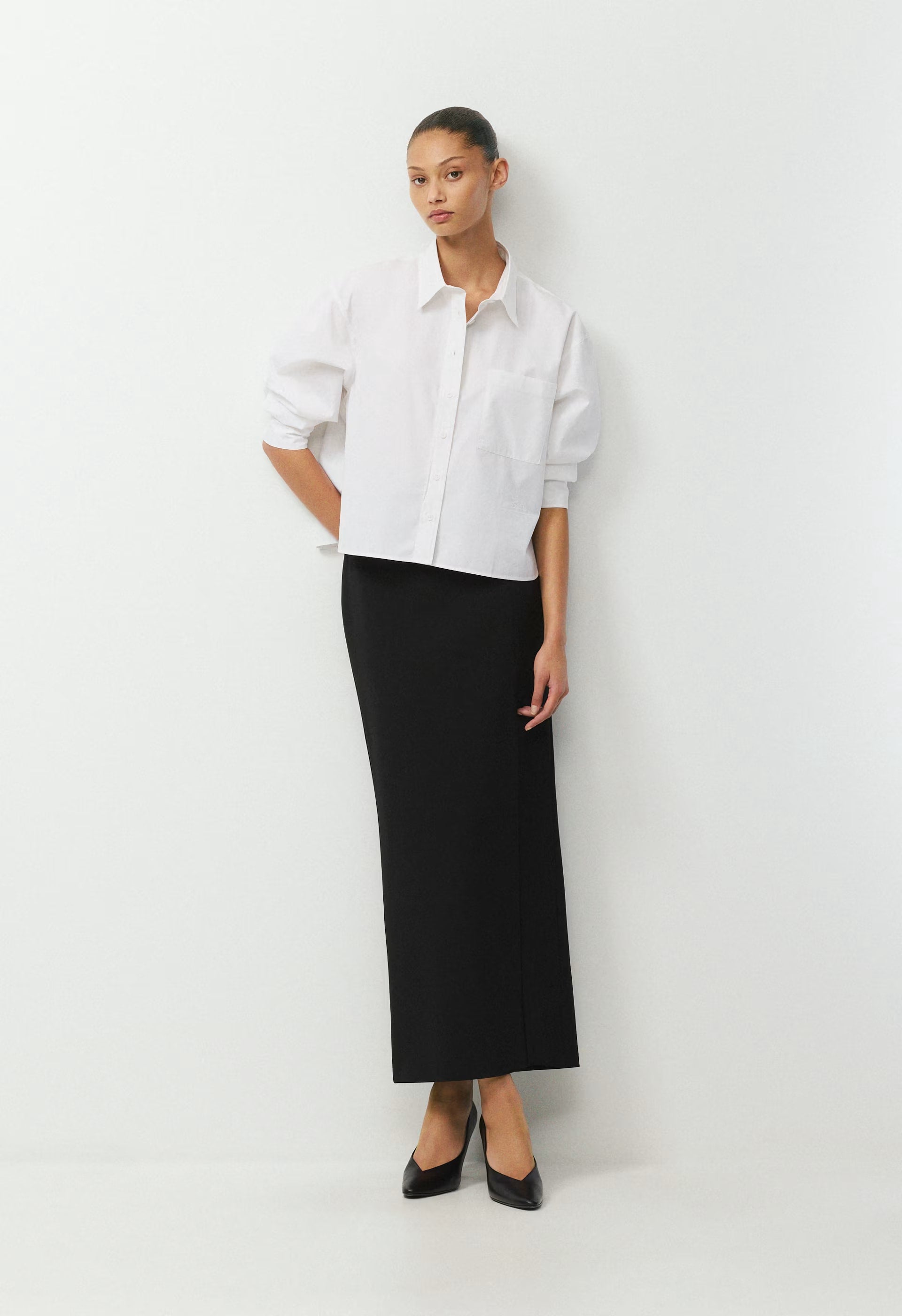 Converge Poplin Shirt - WHITE