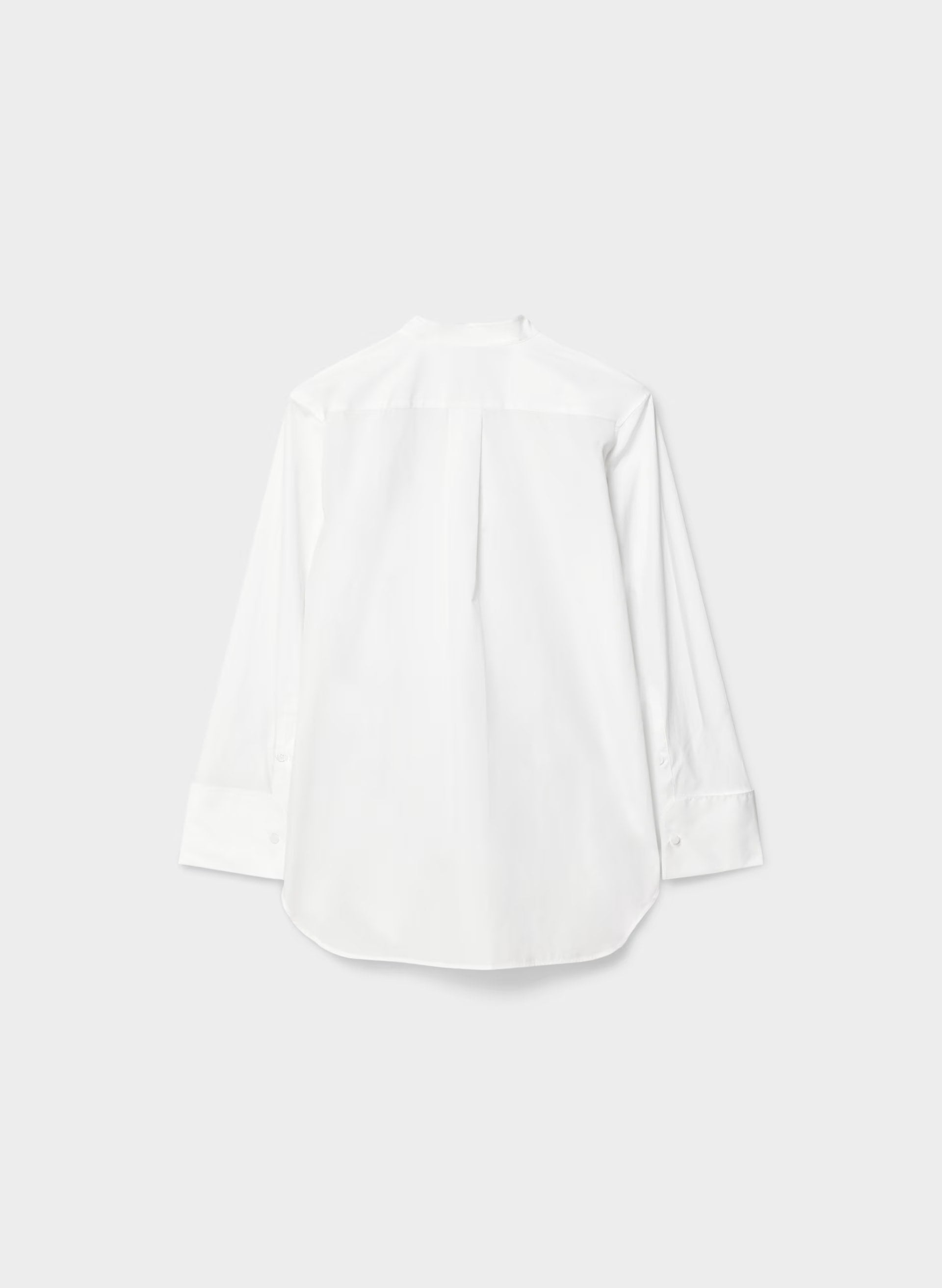 District Poplin Shirt - WHITE