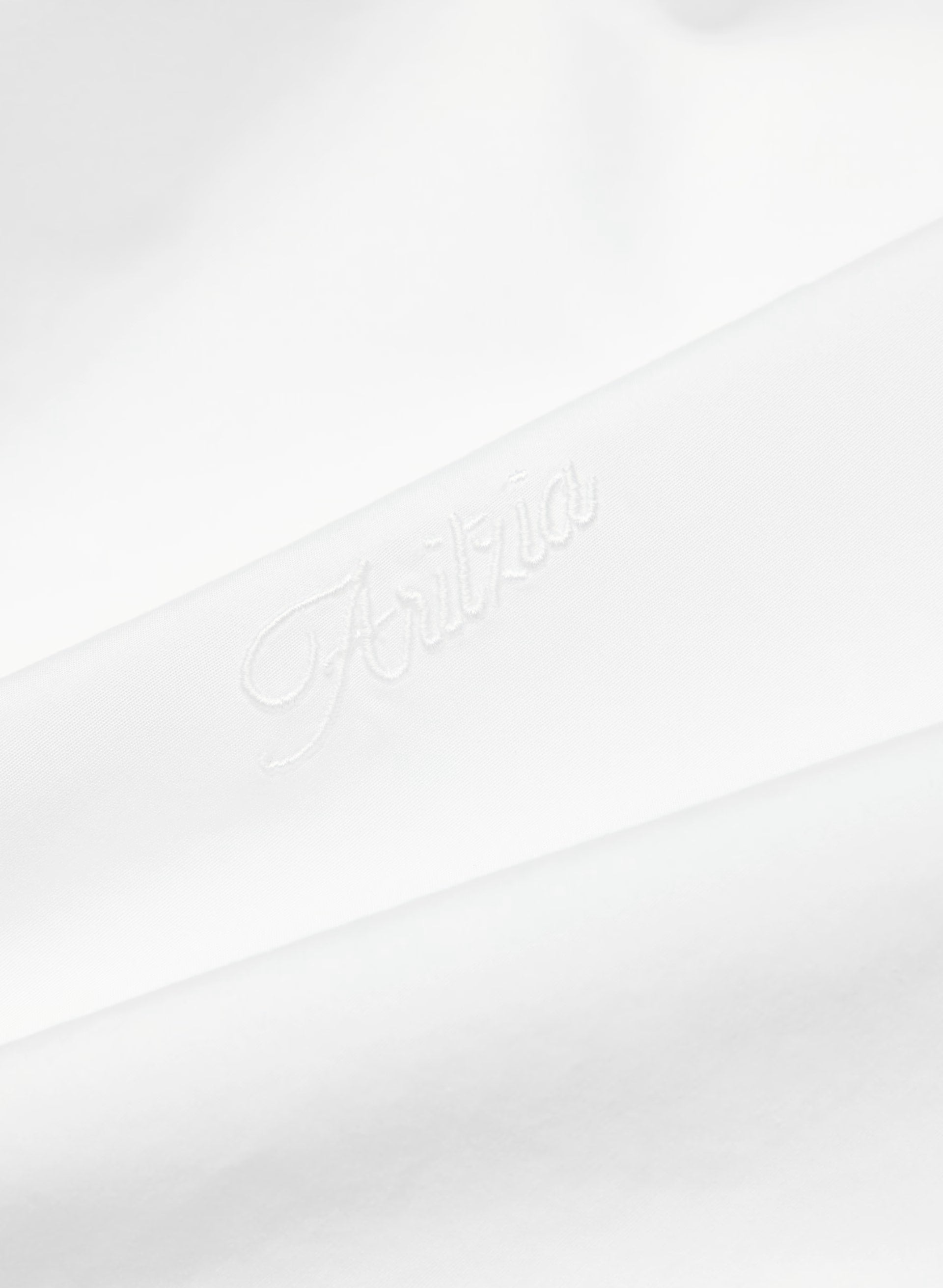 District Poplin Shirt - WHITE