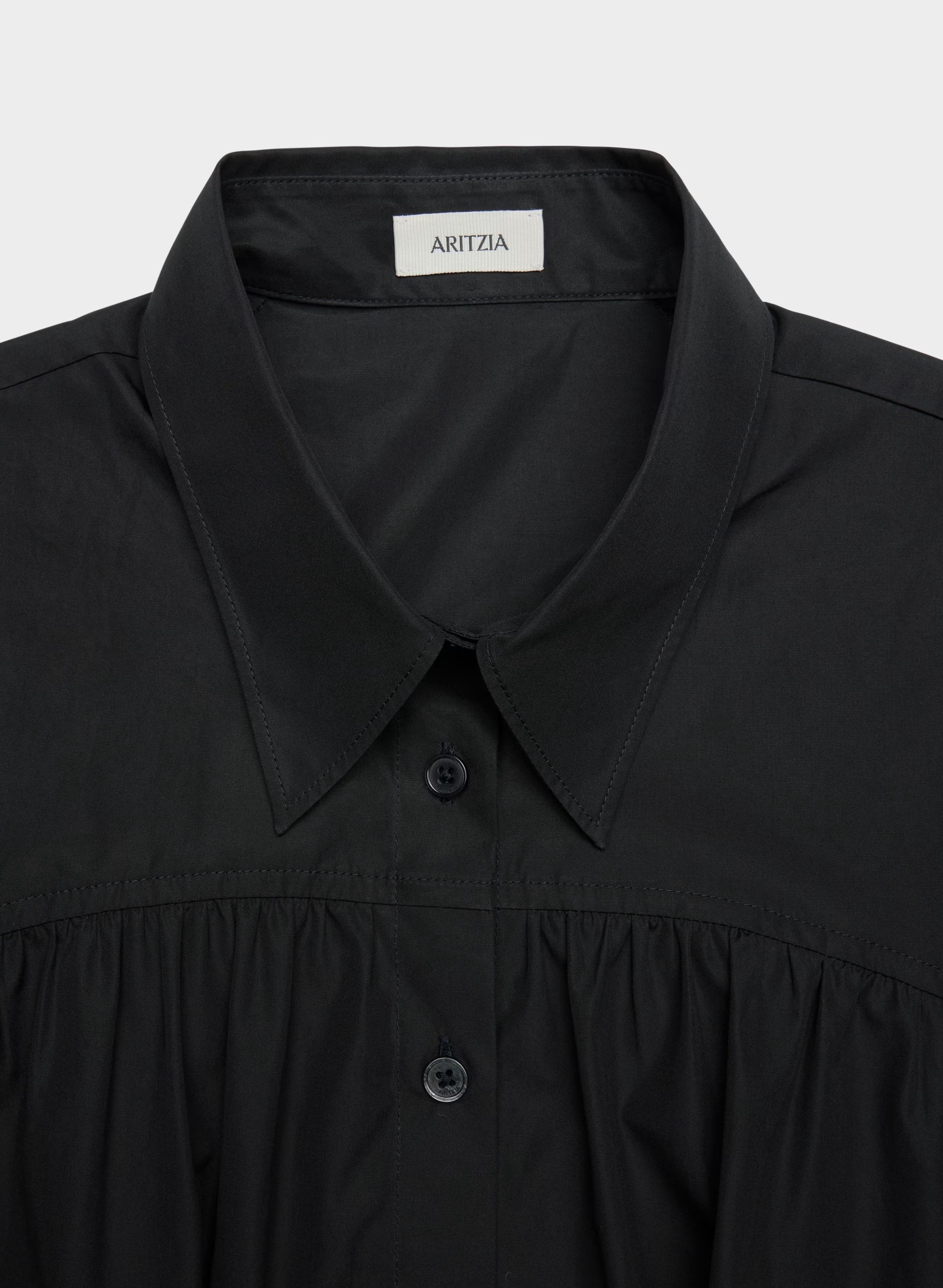 Calibre Poplin Shirt - BLACK