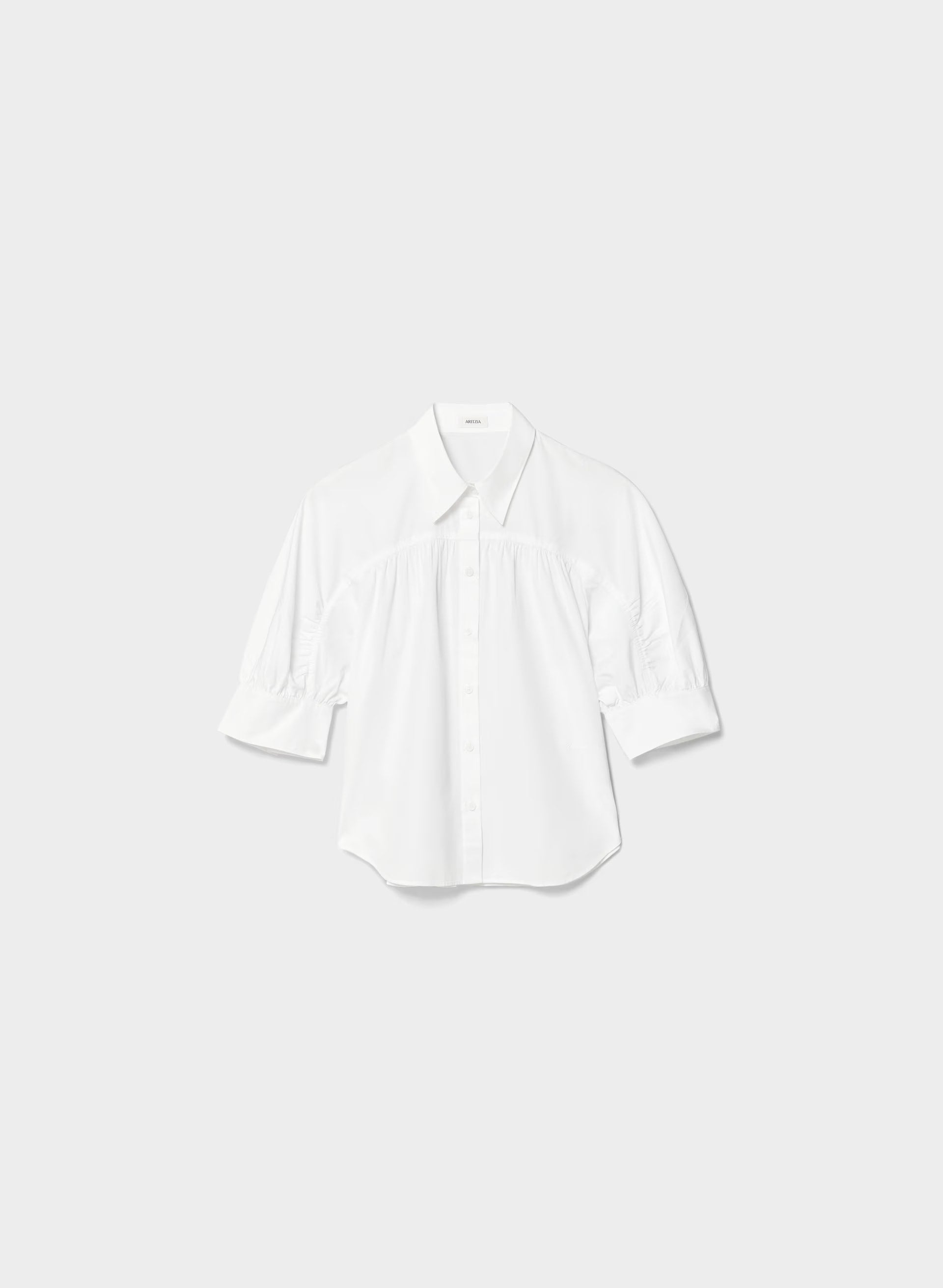 Calibre Poplin Shirt - WHITE