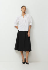Calibre Poplin Shirt - WHITE