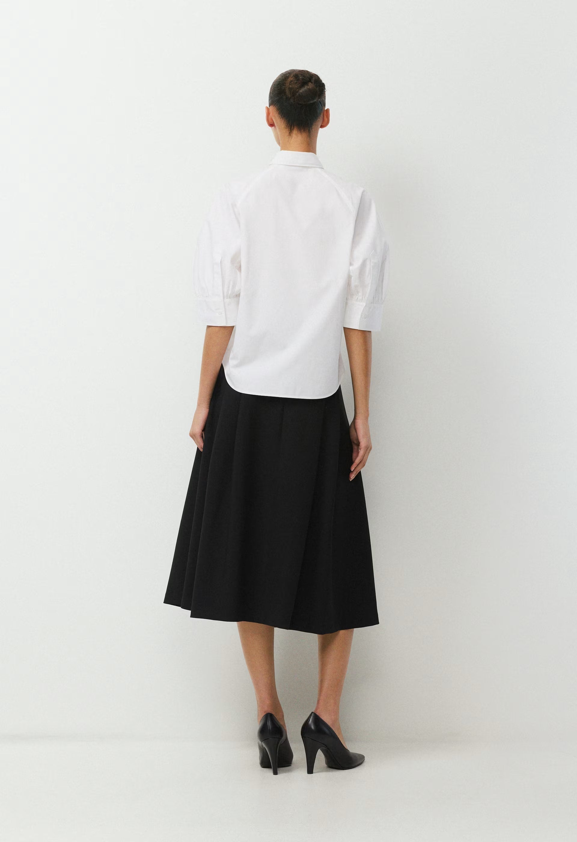 Calibre Poplin Shirt - WHITE