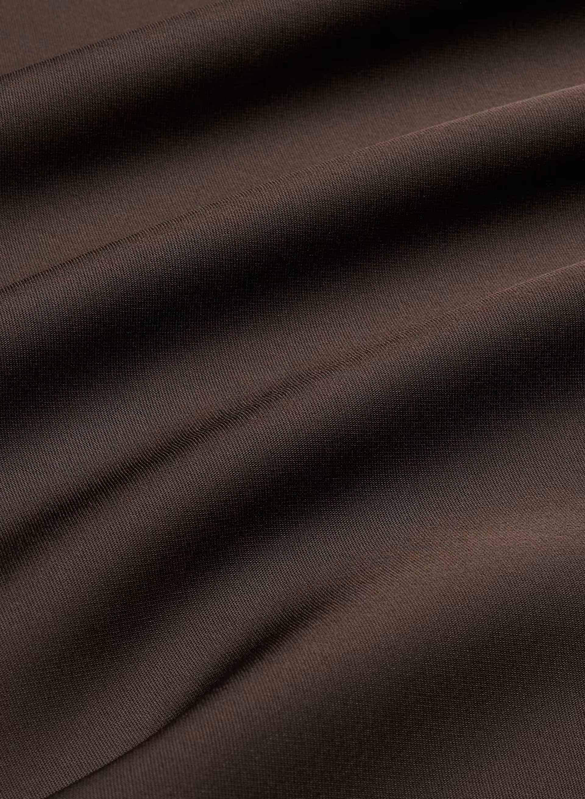 Audience Satin Halter Top - RICH MOCHA BROWN