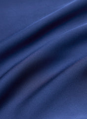 Audience Satin Halter Top - BYRON BLUE