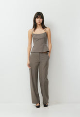 Altar Bustier - NOMAD TAUPE / BLACK