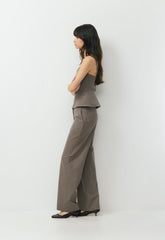 Altar Bustier - NOMAD TAUPE / BLACK