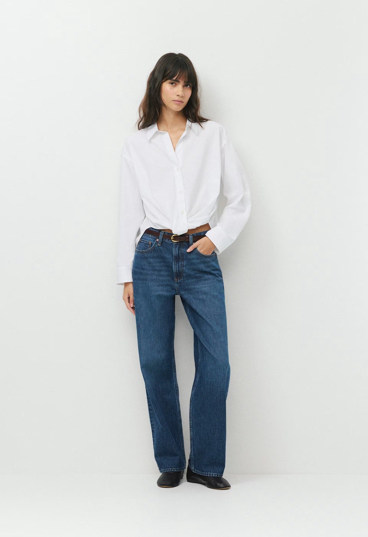 Portofino Poplin Shirt - BRIGHT WHITE