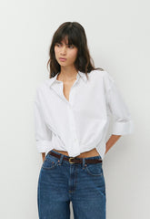 Portofino Poplin Shirt - BRIGHT WHITE