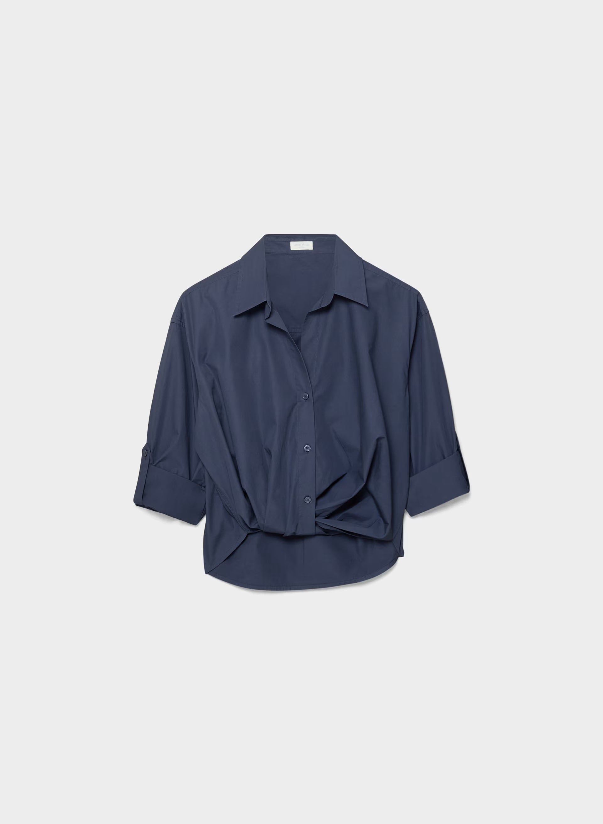 Portofino Poplin Shirt - HARBOUR NAVY