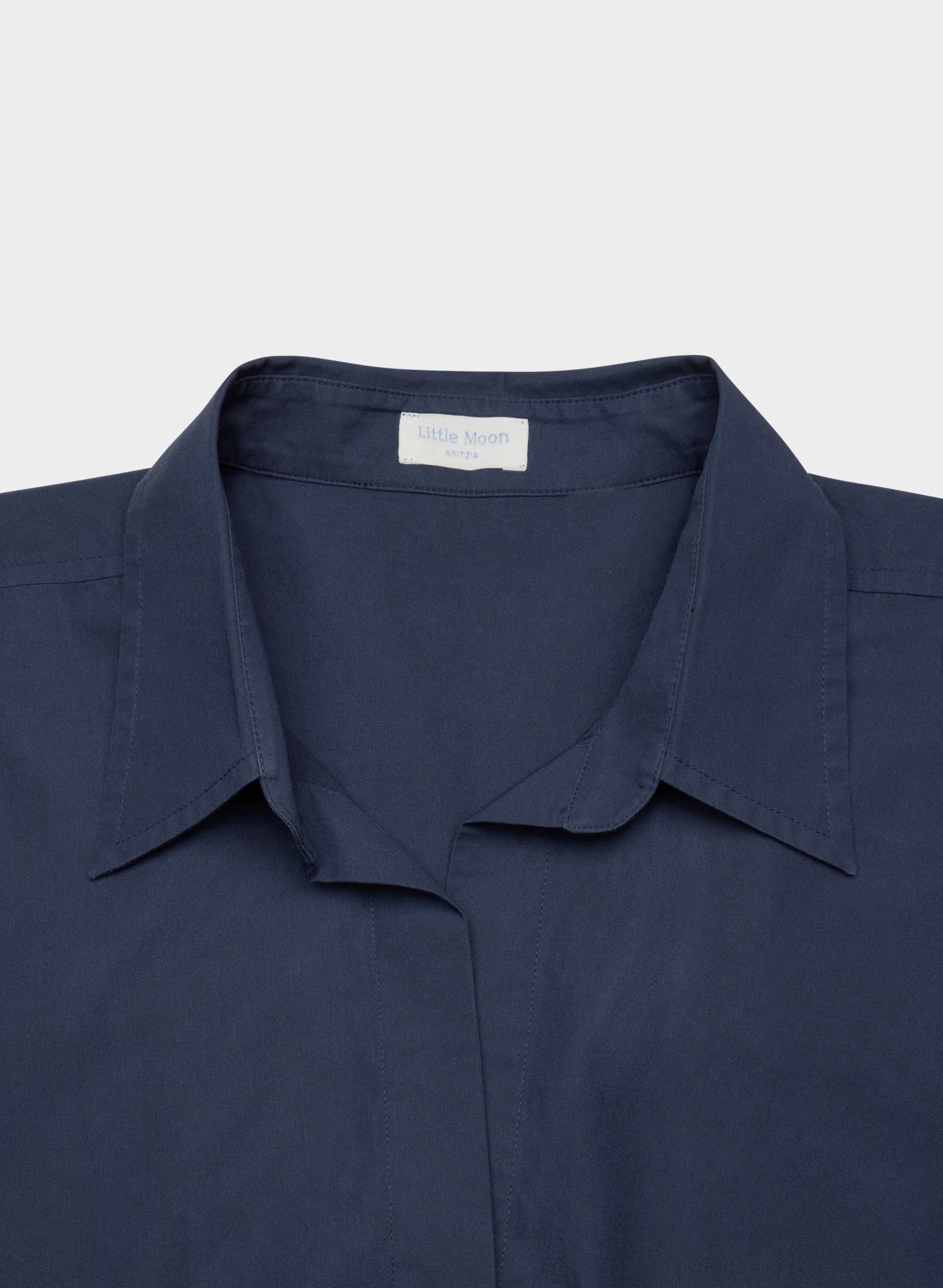 Portofino Poplin Shirt - HARBOUR NAVY