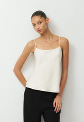 Pronto Satin Camisole - LIGHT BIRCH
