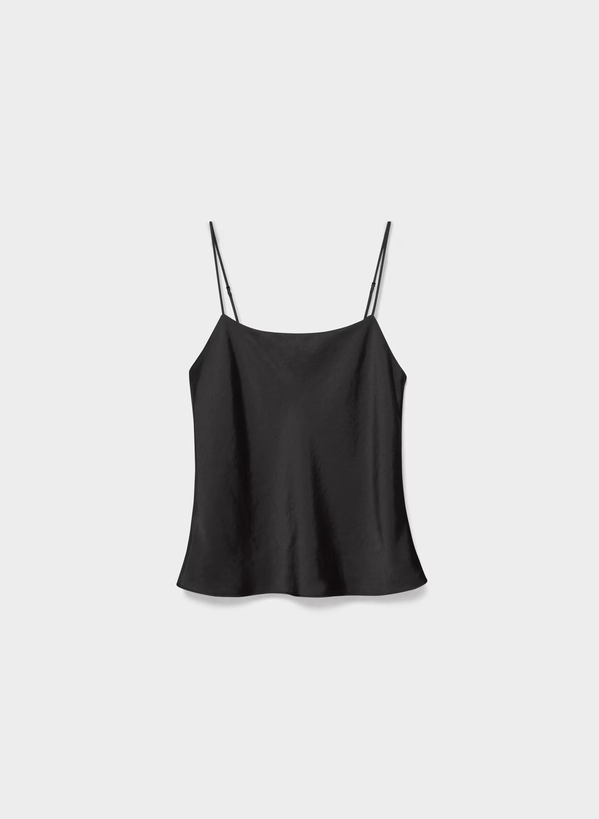 Pronto Satin Camisole - BLACK